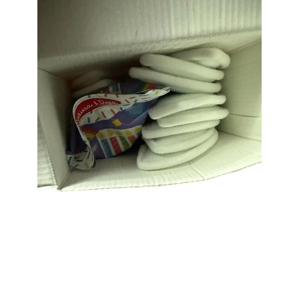 Melissa &Doug wooden rainbow surprise cake play set pieces see description